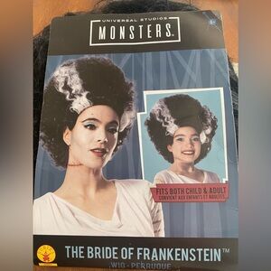 Rubie’s Universal Studios Monsters Bride Of Frankenstein Wig - used once.